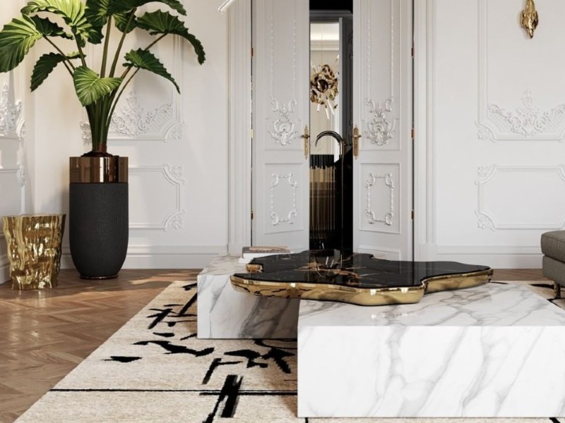 Marble Coffee And Side Table Designs For Home Decor
